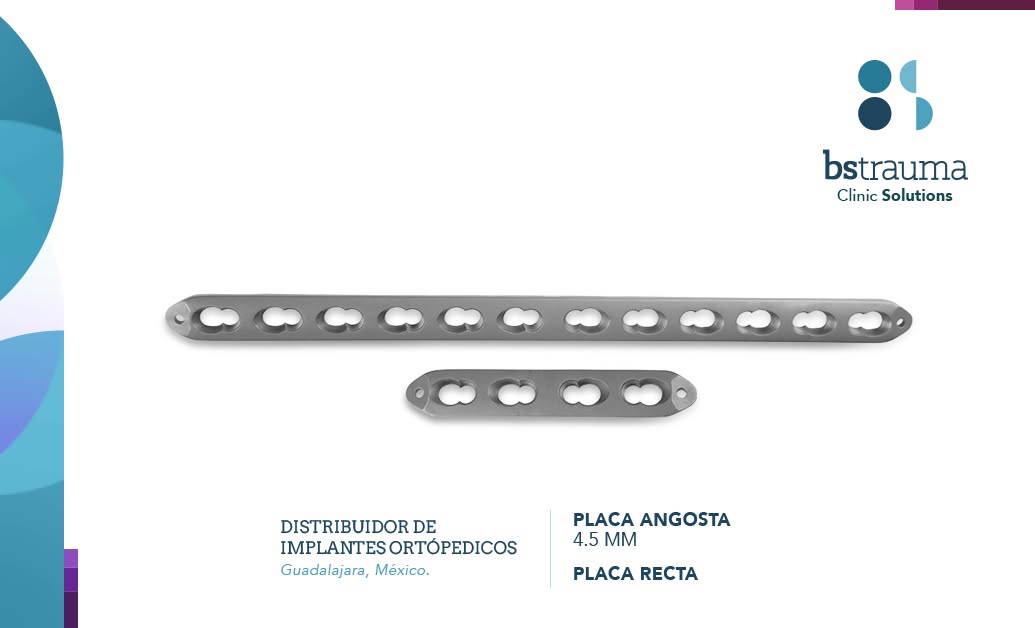 Placa Angosta 4.5mm