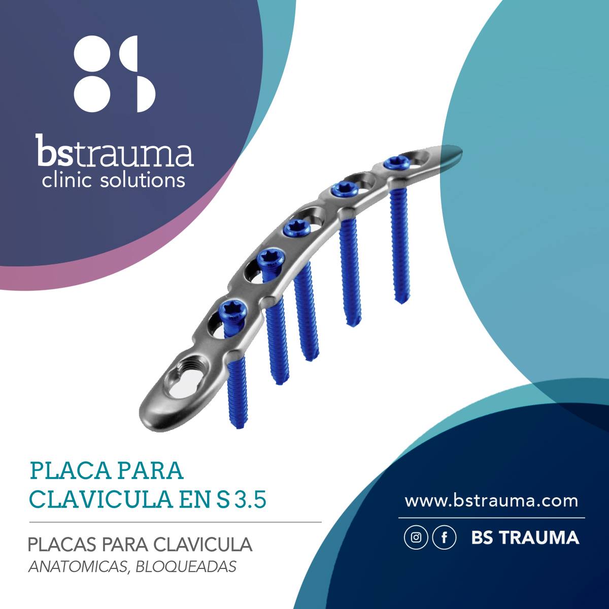 Placa Clavícula en S 3.5