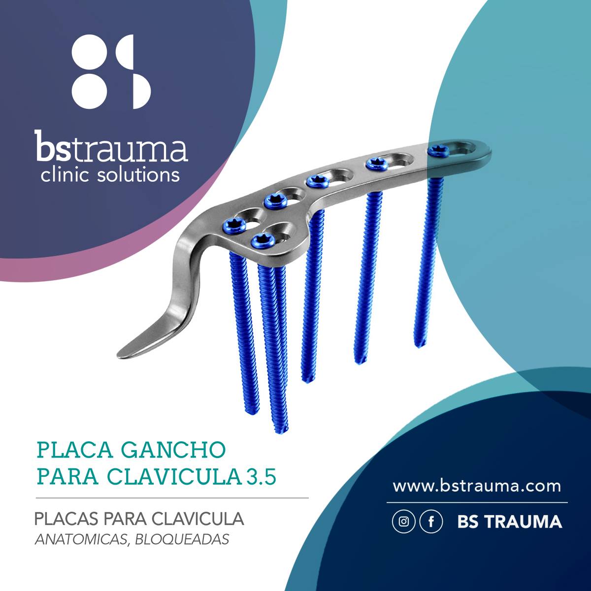 Placa ortopédica BS Trauma